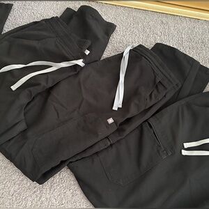 3 pair figs scrub pants